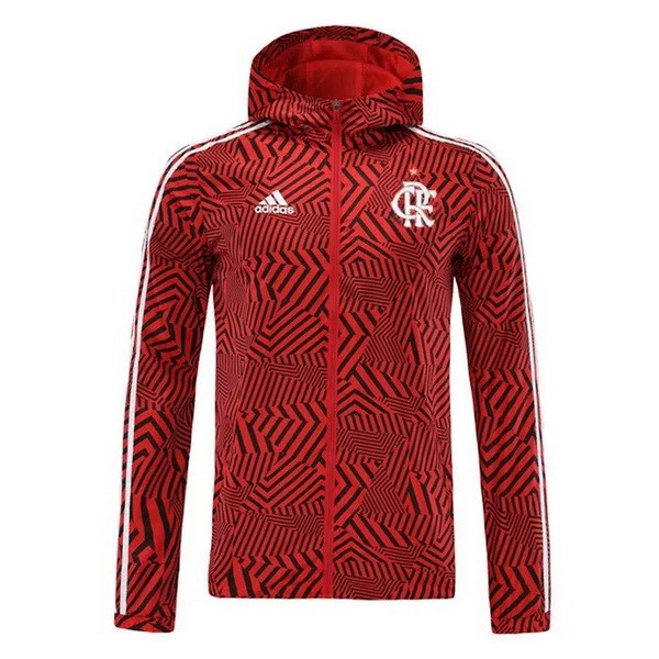 Windjacke Flamengo 2021-2022 Rote Günstige Fußballtrikots